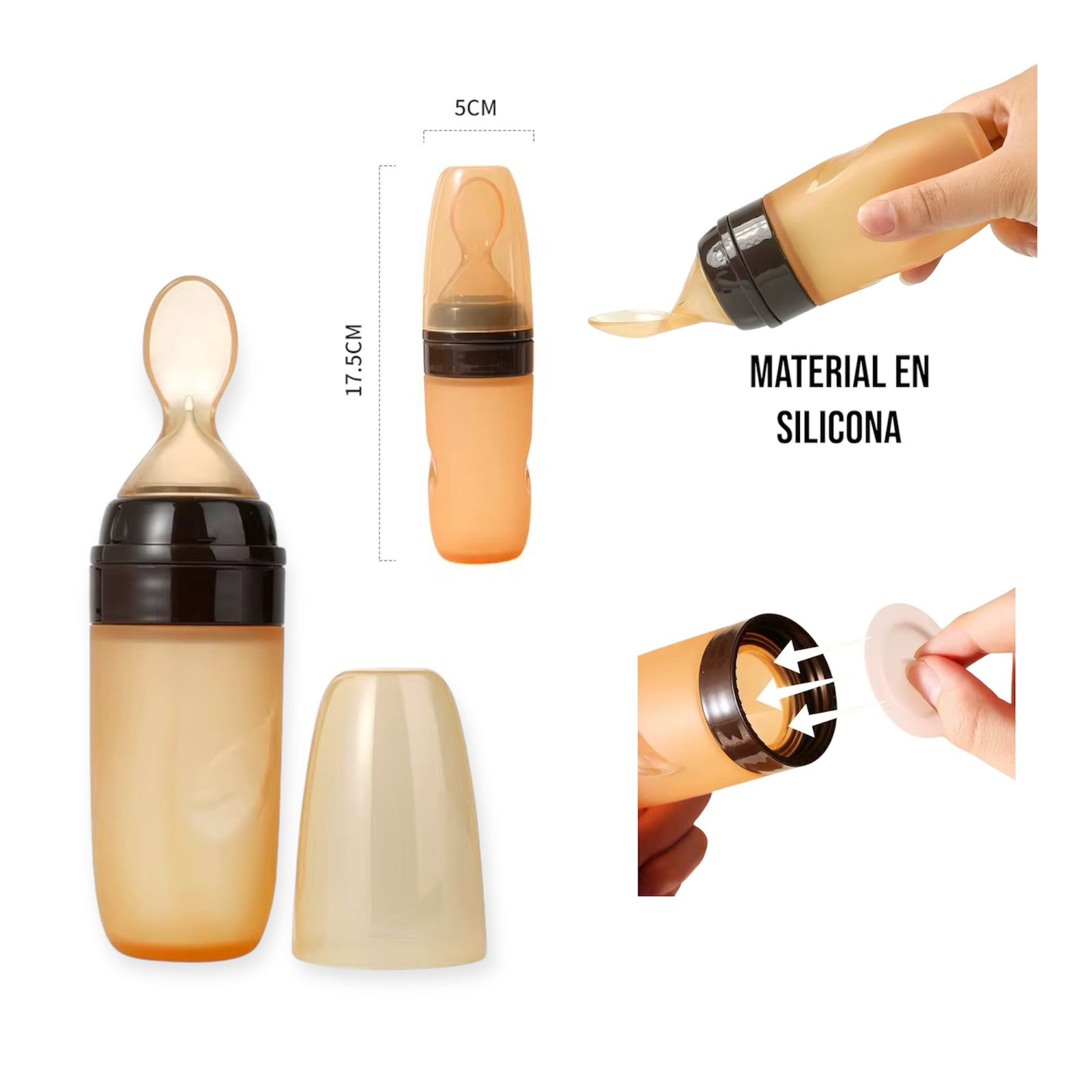 TETERO CUCHARA LIBRE DE BPA